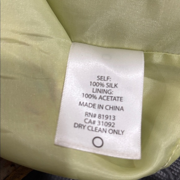 107. Tracy Reese Floral 100% Silk Cocktail Dress with adjustable belt - Picture 9 of 9